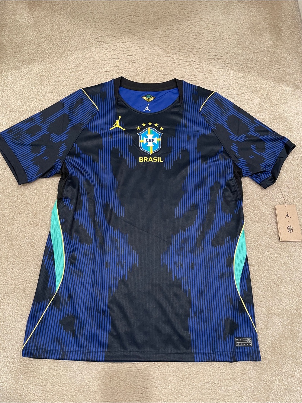 Nike Jordan Brazil Away Jersey 2026 men size L NWT